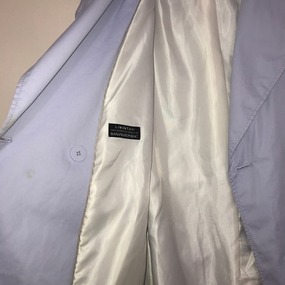 Banana Republic Periwinkle Blue Midi Trench Coat - Picture 10 of 14